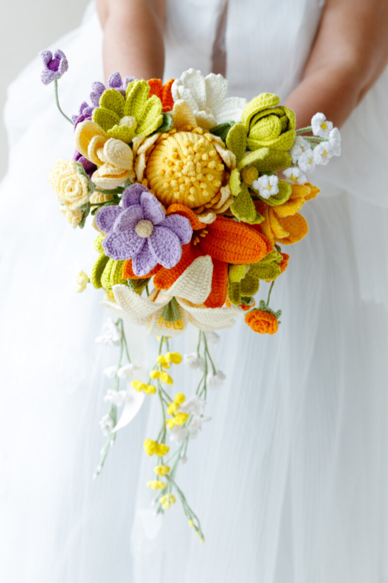 Yellow King Protea Wedding Bouquet-hookok Yellow King Protea Wedding Bouquet-hookok