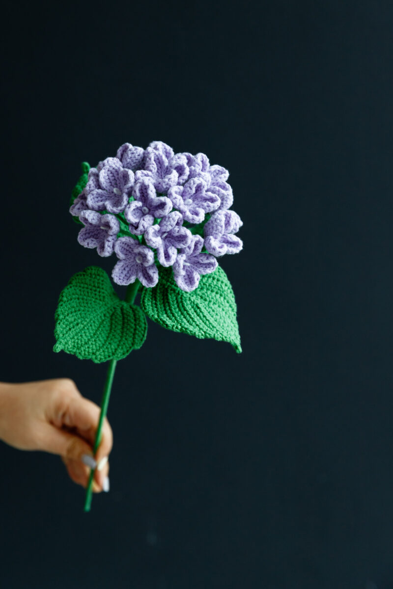 Afghan Stitch Hydrangea-HOOKOK Afghan Stitch Hydrangea-HOOKOK