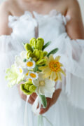 Green bridesmaid bouquet D-hookok