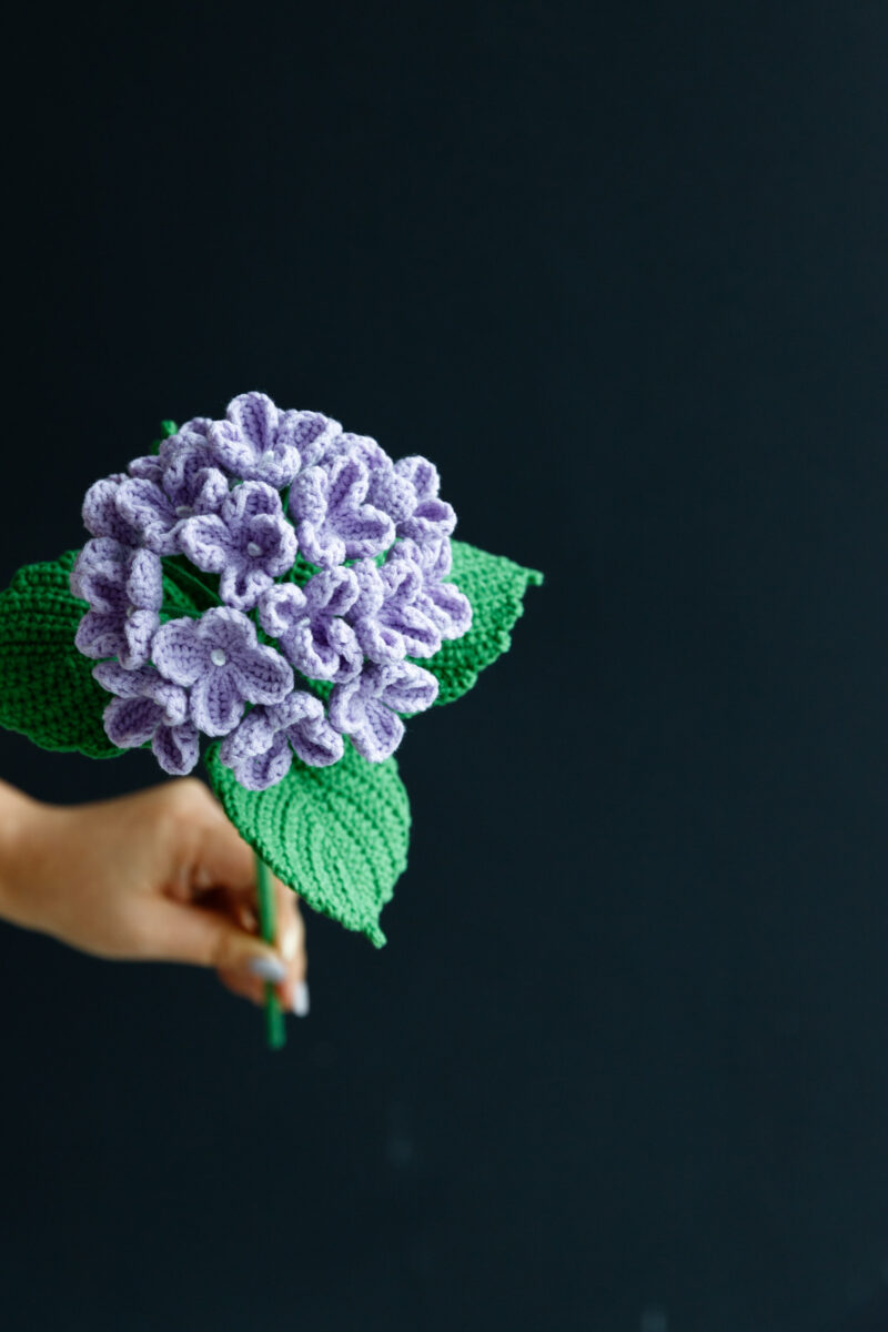 Afghan Stitch Hydrangea-HOOKOK Afghan Stitch Hydrangea-HOOKOK