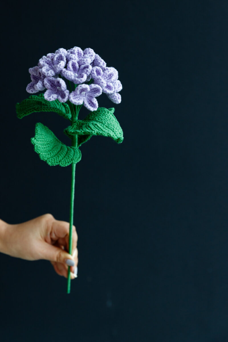 Afghan Stitch Hydrangea-HOOKOK Afghan Stitch Hydrangea-HOOKOK