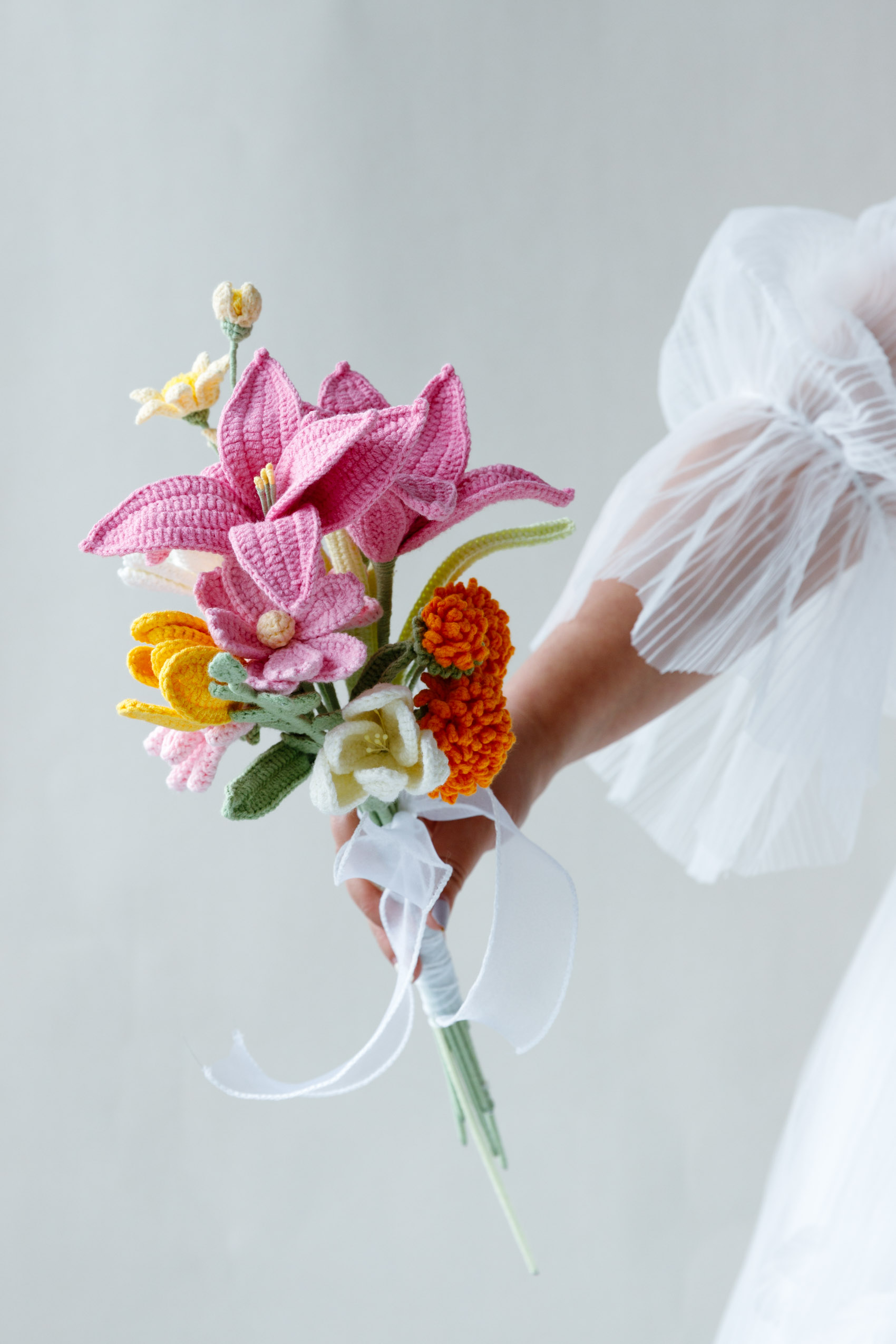 Pink Bridesmaid Bouquet D-hookok