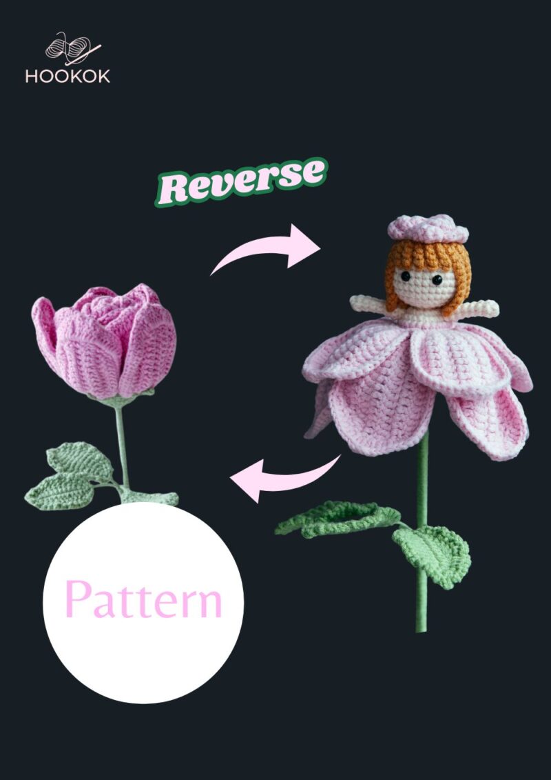 Reversible Rose Fairy-HOOKOK Reversible Rose Fairy-HOOKOK