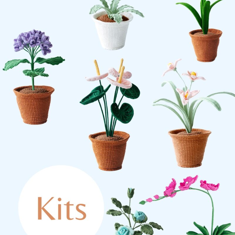 Flower and Pot Kit-HOOKOK