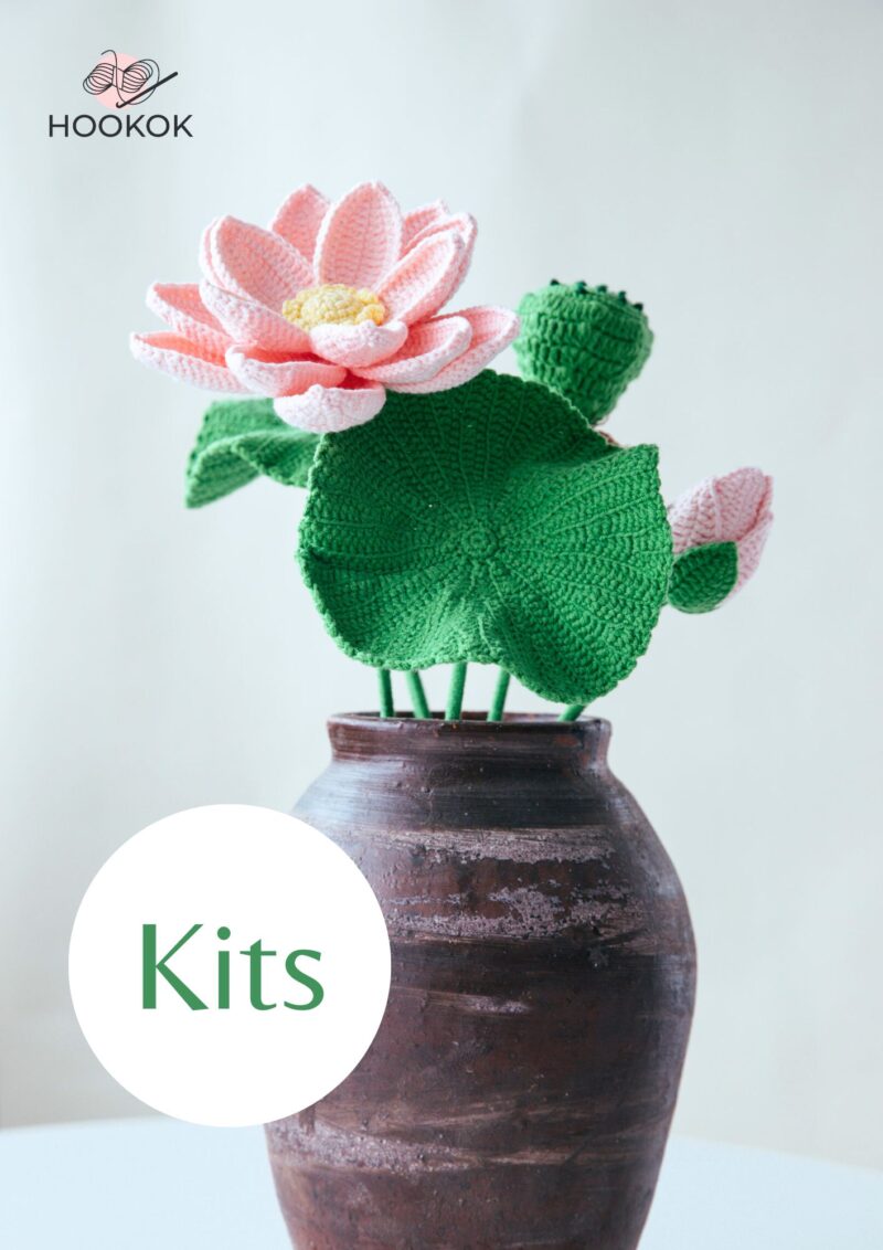 Lotus Bouquet Kit – with PDF pattern Hookok