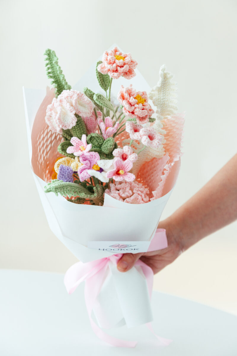 HOOKOK Bouquet - Pink Gardenia Bouquet (10 pieces) HOOKOK Bouquet - Pink Gardenia Bouquet (10 pieces)