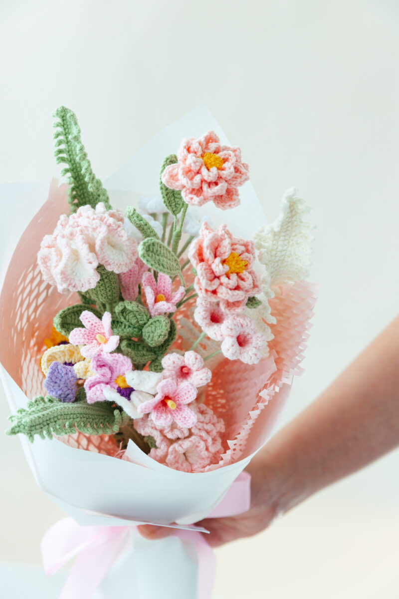 HOOKOK Bouquet - Pink Gardenia Bouquet (10 pieces) HOOKOK Bouquet - Pink Gardenia Bouquet (10 pieces)