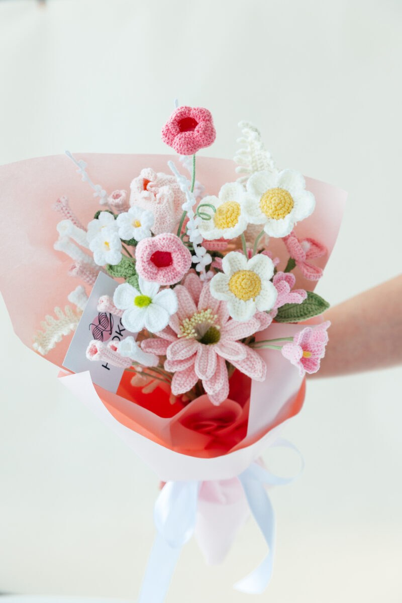 HOOKOK Bouquet – Pink Cactus Flower Bouquet (13 pieces) HOOKOK Bouquet - Pink Cactus Flower Bouquet (13 pieces)