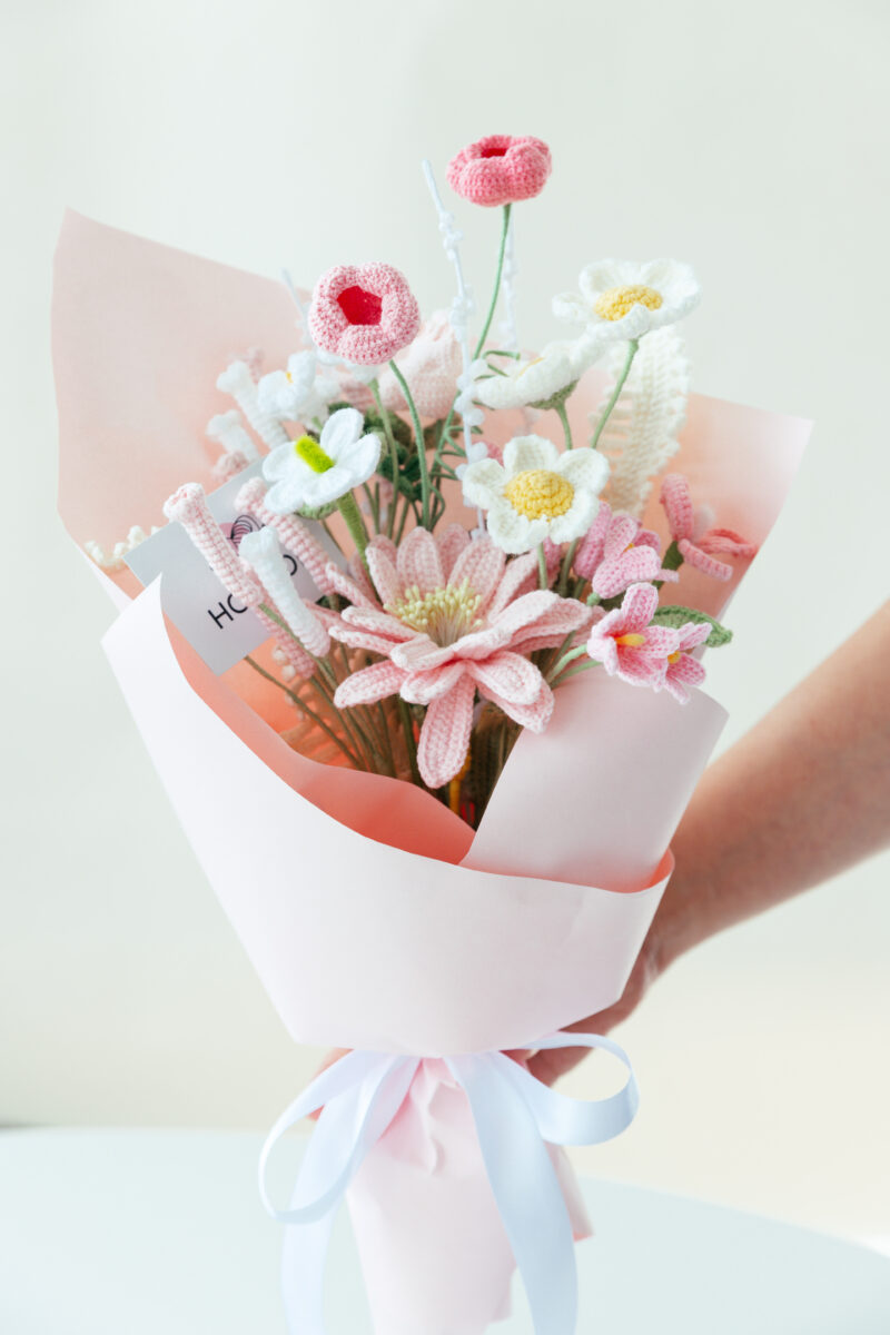 HOOKOK Bouquet – Pink Cactus Flower Bouquet (13 pieces) HOOKOK Bouquet - Pink Cactus Flower Bouquet (13 pieces)