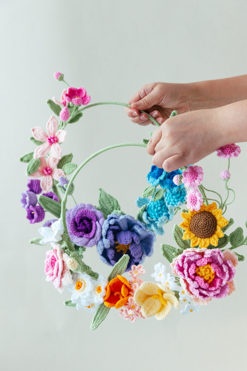 HOOKOK Wreath - Crochet Wreath HOOKOK Wreath - Crochet Wreath