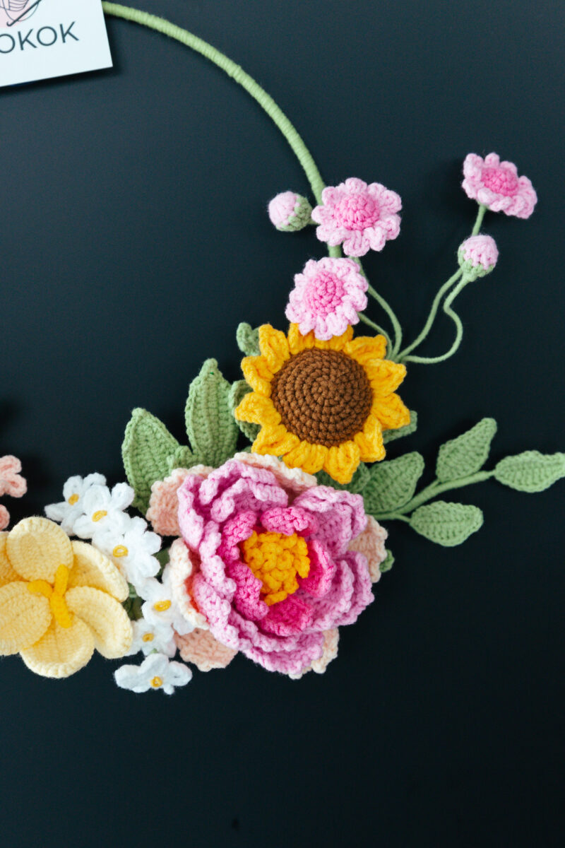 HOOKOK Wreath - Crochet Wreath HOOKOK Wreath - Crochet Wreath
