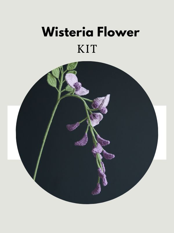 Crochet Wisteria Flower Kit  Hookok