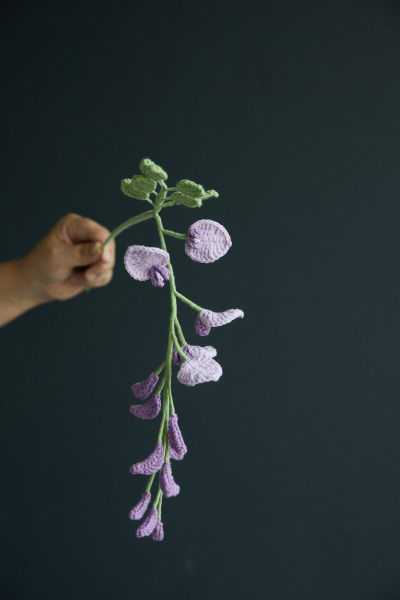 Crochet Wisteria Flower-HOOKOK Crochet Wisteria Flower-HOOKOK