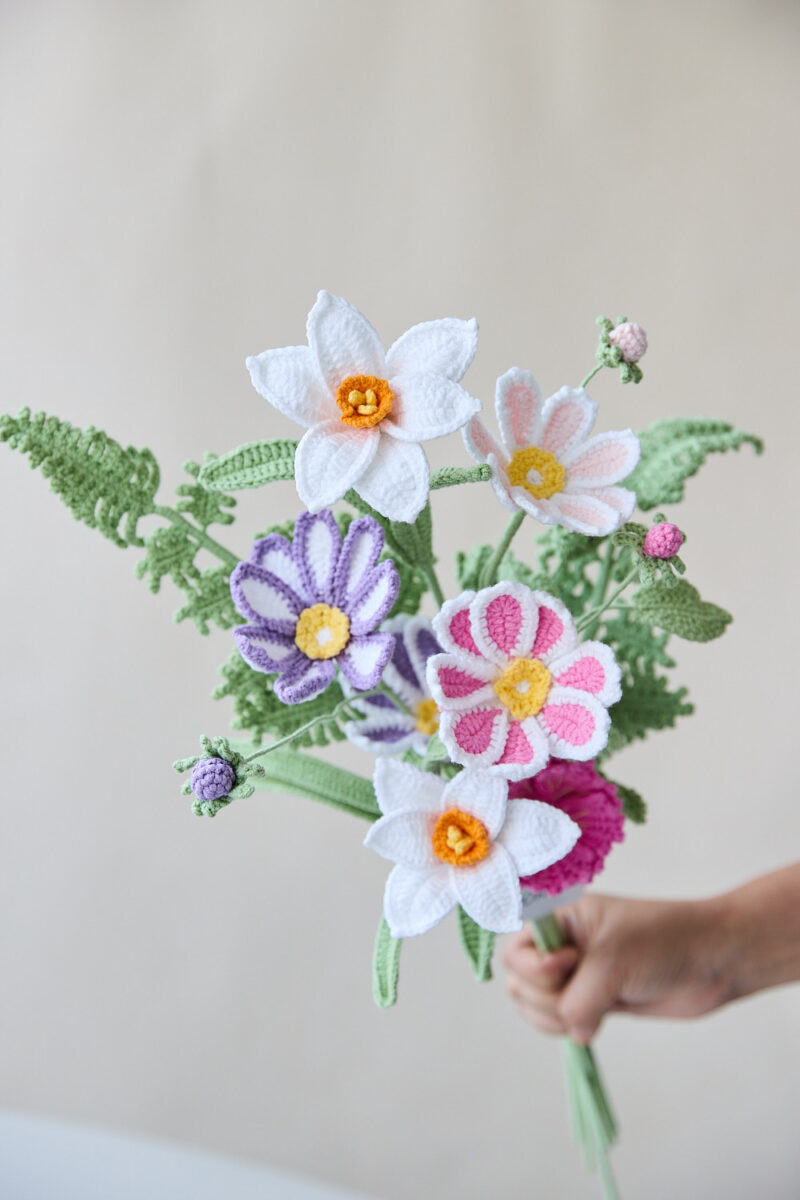 Bicolor Gesang and Daffodil Bouquet Kit-hookok Bicolor Gesang and Daffodil Bouquet Kit-hookok