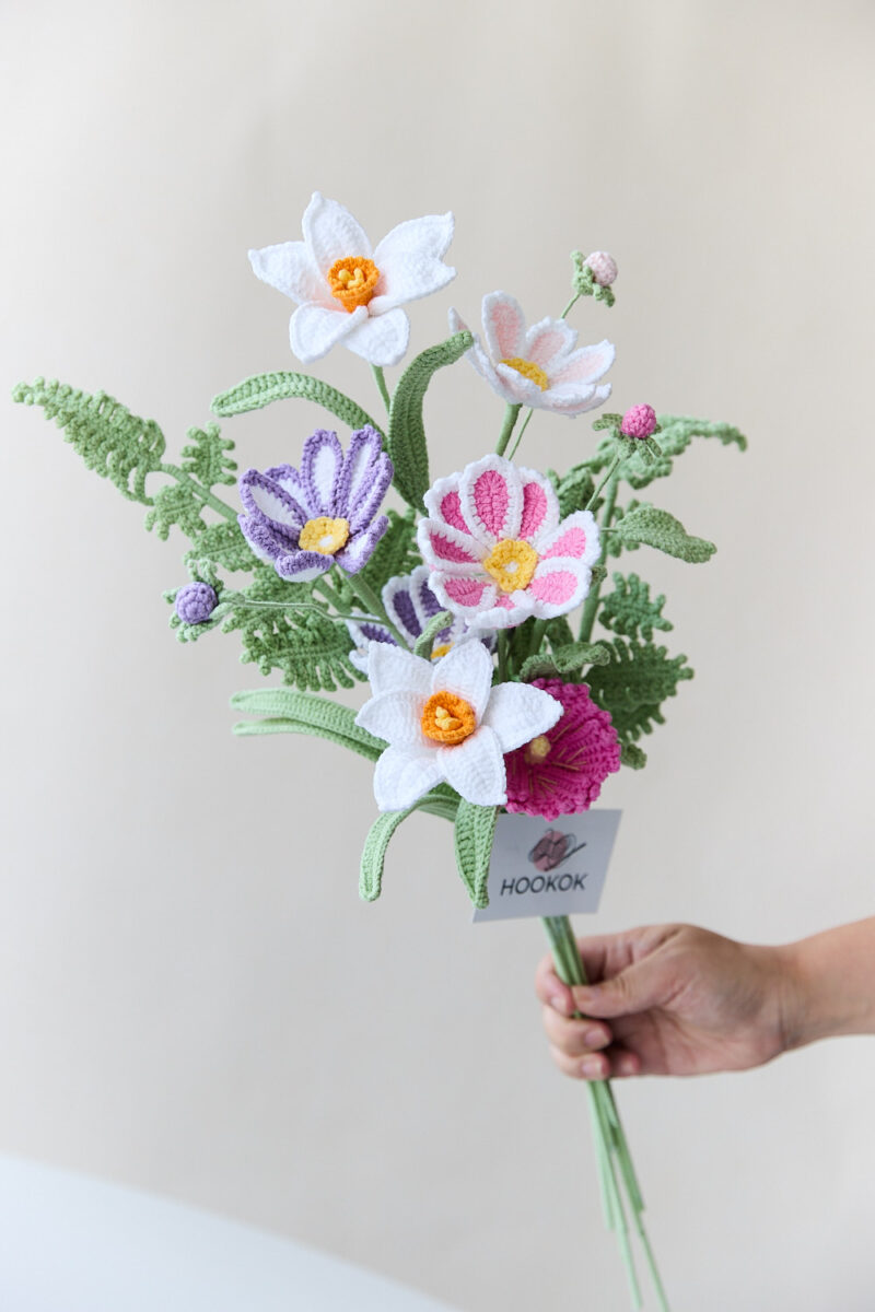 Bicolor Gesang and Daffodil Bouquet Kit-hookok Bicolor Gesang and Daffodil Bouquet Kit-hookok