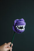 Halloween Crochet Piranha Flower-hookok