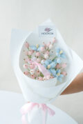 HOOKOK Bouquet - Snowberry and Plumeria Bouquet (11 pieces)