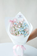 HOOKOK Bouquet - Snowberry and Plumeria Bouquet (11 pieces)