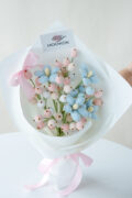 HOOKOK Bouquet - Snowberry and Plumeria Bouquet (11 pieces)