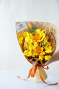 HOOKOK Bouquet - Yellow Azalea Bouquet (9 pieces)