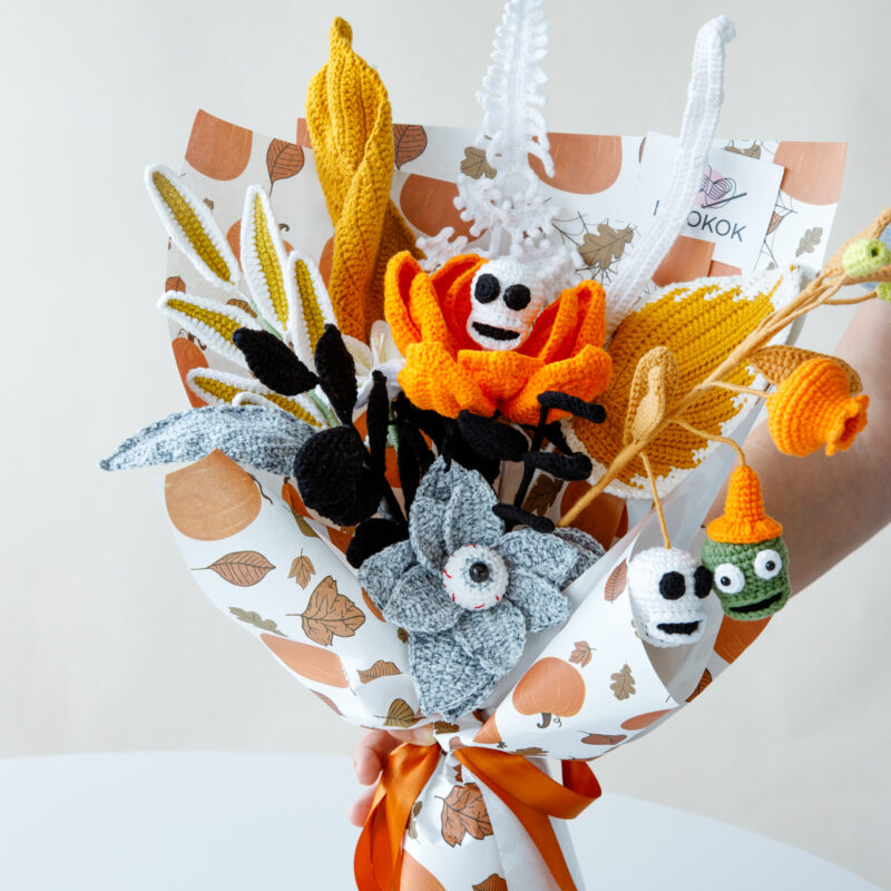 HOOKOK Bouquet - Halloween Zombie Bouquet (12 pieces)