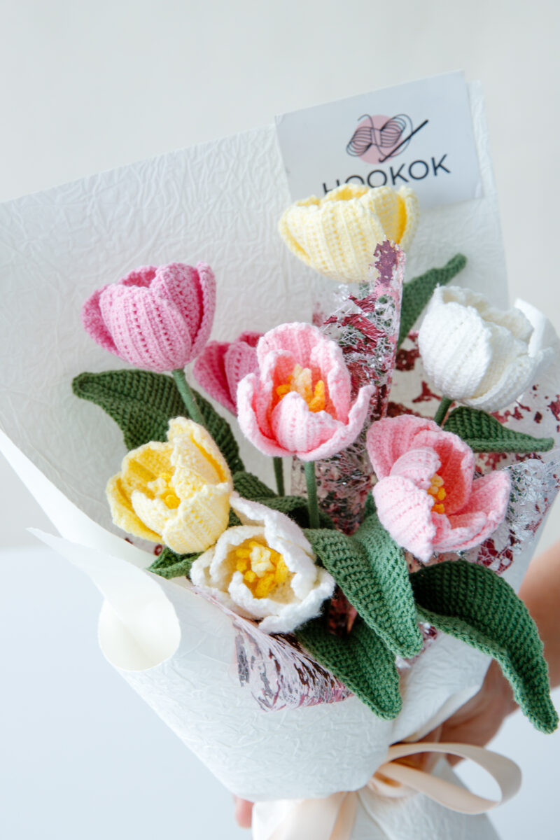 HOOKOK Bouquet - Sweet Tulip Bouquet (8 pieces) HOOKOK Bouquet - Sweet Tulip Bouquet (8 pieces)