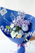 HOOKOK Bouquet - Purple Spider Lily and Persian Buttercup Bouquet (15 pieces)