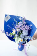 HOOKOK Bouquet - Purple Spider Lily and Persian Buttercup Bouquet (15 pieces)