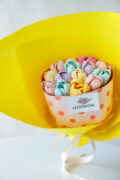 Crochet Tulip Birthday Cake Bouquet Kit-hookok