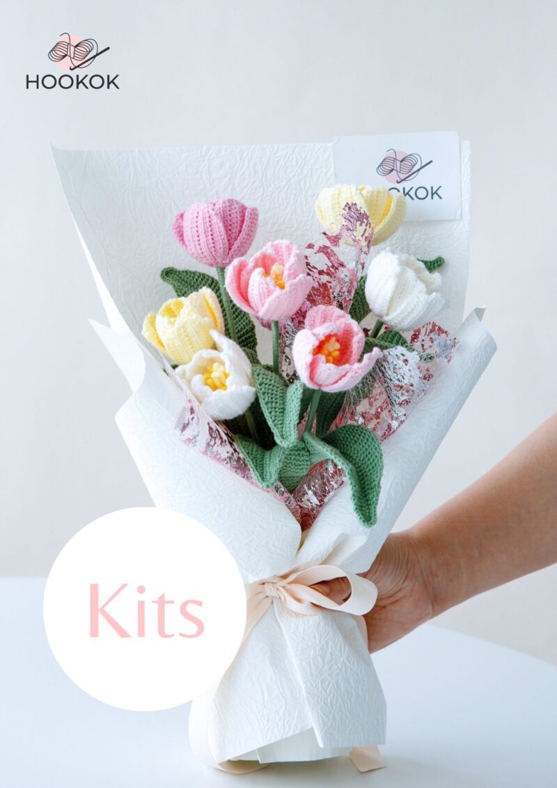Sweet Tulip Bouquet Kit-HOOKOK