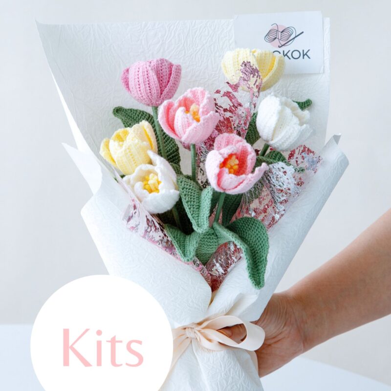 Sweet Tulip Bouquet Kit-HOOKOK