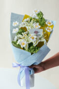 Creamy Yellow Flame Lily and Afghan Flower Bouquet-hookok