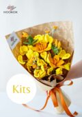 Yellow Azalea Bouquet Kit-hookok