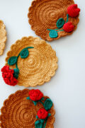 Crochet Mini Bouquet Coaster- HOOKOK