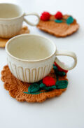 Crochet Mini Bouquet Coaster- HOOKOK