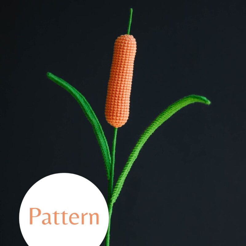 Crochet Cattail-hookok