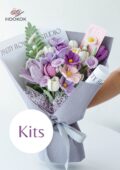 Dreamy Purple Tulip and Lily Bouquet Kit-hookok