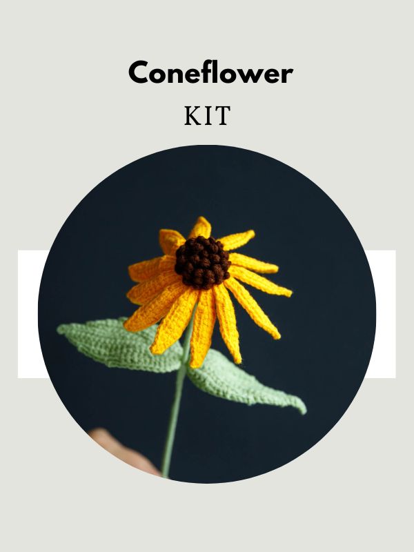 Crochet Coneflower-hookok