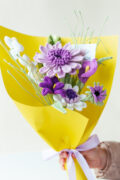 HOOKOK Bouquet - Purple Barberton Daisy Bouquet (8 pieces)