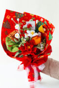 HOOKOK Christmas Bouquet - Red Couture Rose Tilia Bouquet