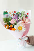 HOOKOK Christmas Bouquet - Pink Lily and Gerbera Bouquet (13 pieces)