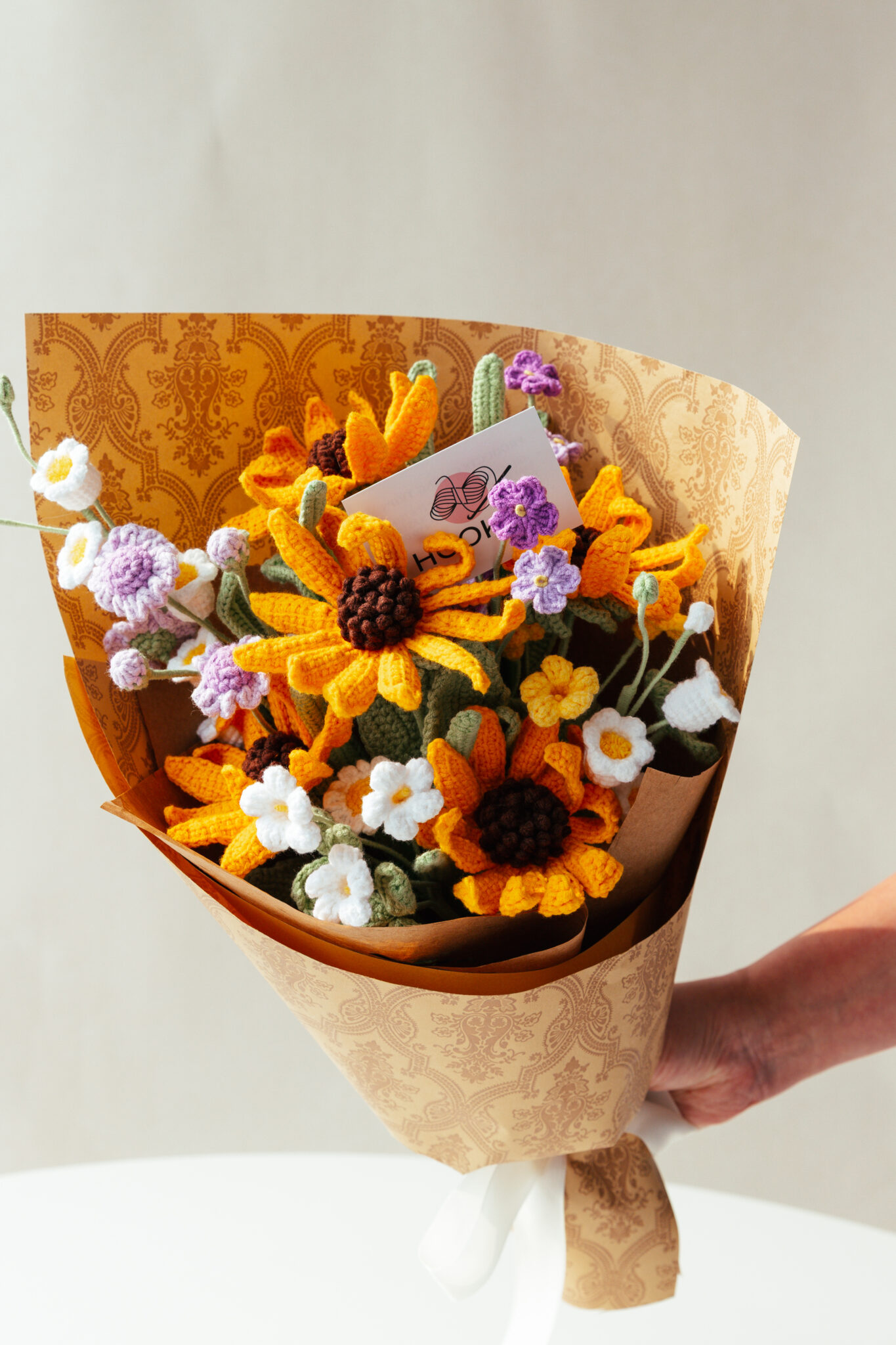 HOOKOK Bouquet - Yellow Coneflower Bouquet (19 pieces) - Hookok