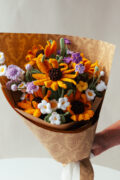 HOOKOK Bouquet - Yellow Coneflower Bouquet (19 pieces)