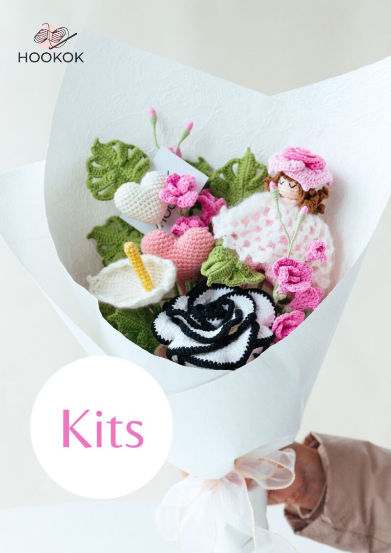 Chanel Rose Bouquet Kit-hookok