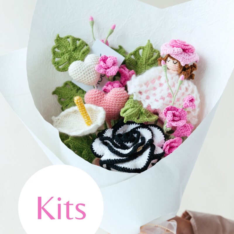 Chanel Rose Bouquet Kit-hookok