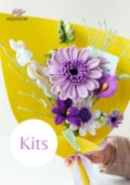Purple Barberton Daisy Bouquet Kit-hookok