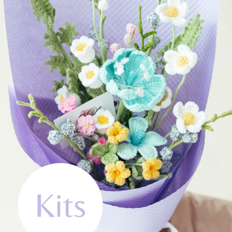 YouSi Flower and Eucalyptus Fruit Bouquet Kit-hookok