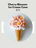 Cherry Blossom Ice Cream Cone-hookok