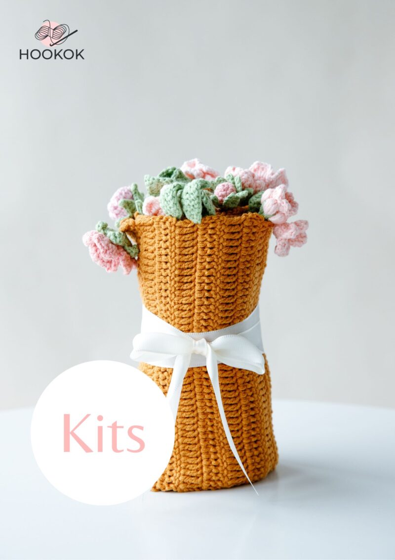 Scarf with Flowers-hookok