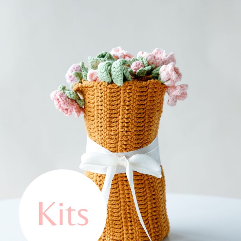 Scarf with Flowers-hookok